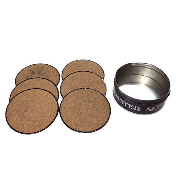 Vintage Mallard Duck 6 Piece Coaster Set in Tin Albert E Price 1983 - Picture 2 of 4